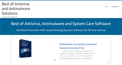 Desktop Screenshot of antivirussecuritypro.com